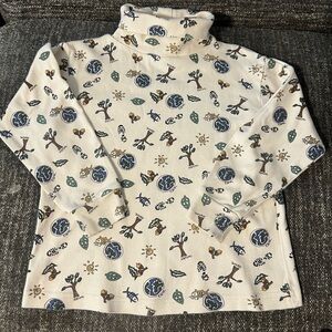 Vintage Eagle's Eye Kids 90s Farm Nature Long Sleeve Turtleneck Shirt
